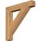 Ekena Millwork Traditional Block Rough Sawn Bracket, Western Red Cedar, 4"W x 26"D x 26"H BKT04X26X26TRA05RWR - alternate 1